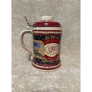 Vtg La Flor Dominicana LFD 1994 20th Anniversary Lidded Beer Stein Multicolor OS